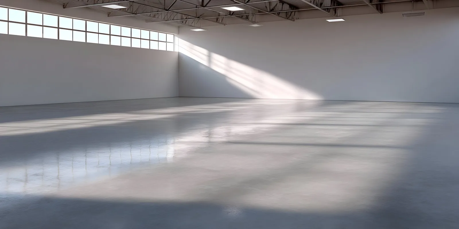 Spacious commercial warehouse with epoxy coated floor Tampa